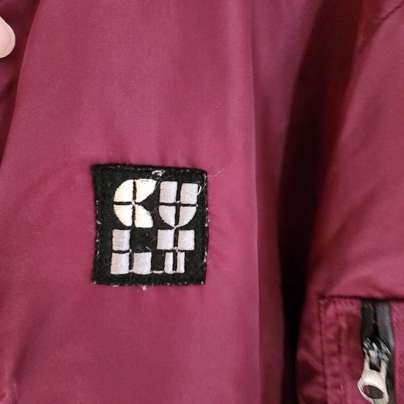 Cult of Individuality Men’s Maroon (gold quilt inside) Bomber Jacket Size XL - Picture 4 of 16
